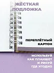 Фото 4 — Скетчбук для рисования квадратный на кольцах pibbl