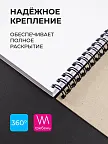 Фото 4 — Скетчбук для рисования квадратный на кольцах черный